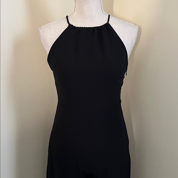 🆕 1.STATE Women's Open-Back Halter Wide-Leg Jumpsuit - Picture 7 of 16